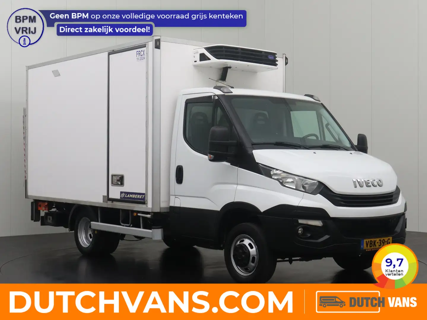 Iveco Daily 35C15 3.0L Koelbakwagen+Laadklep 12/220V | Airco | Wit - 1