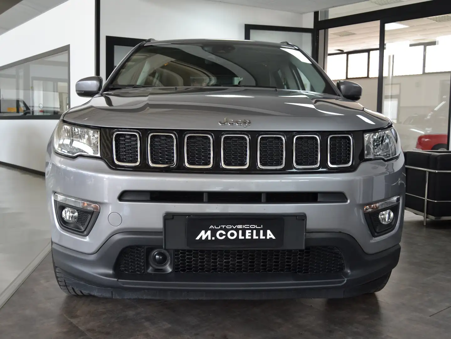Jeep Compass 1.6 MJT 120cv Navi/T.Cam/Gancio/Cruise/OTTIMOSTATO Grau - 2
