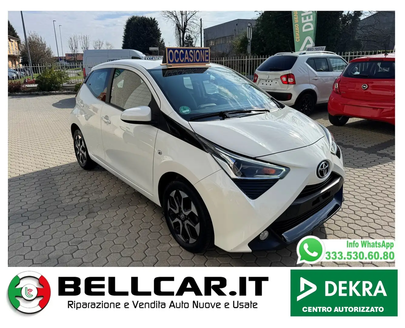 Toyota Aygo 5p 1.0 x-play 72cv Bianco - 1