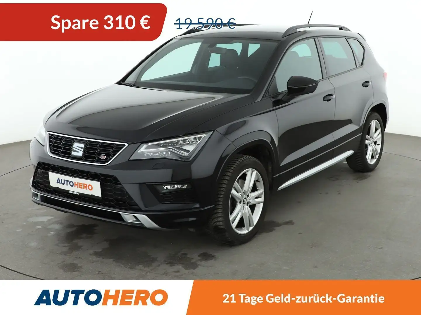 SEAT Ateca 2.0 TSI FR 4Drive Aut.*CAM*LED*PDC*SHZ*TEMPO* Schwarz - 1