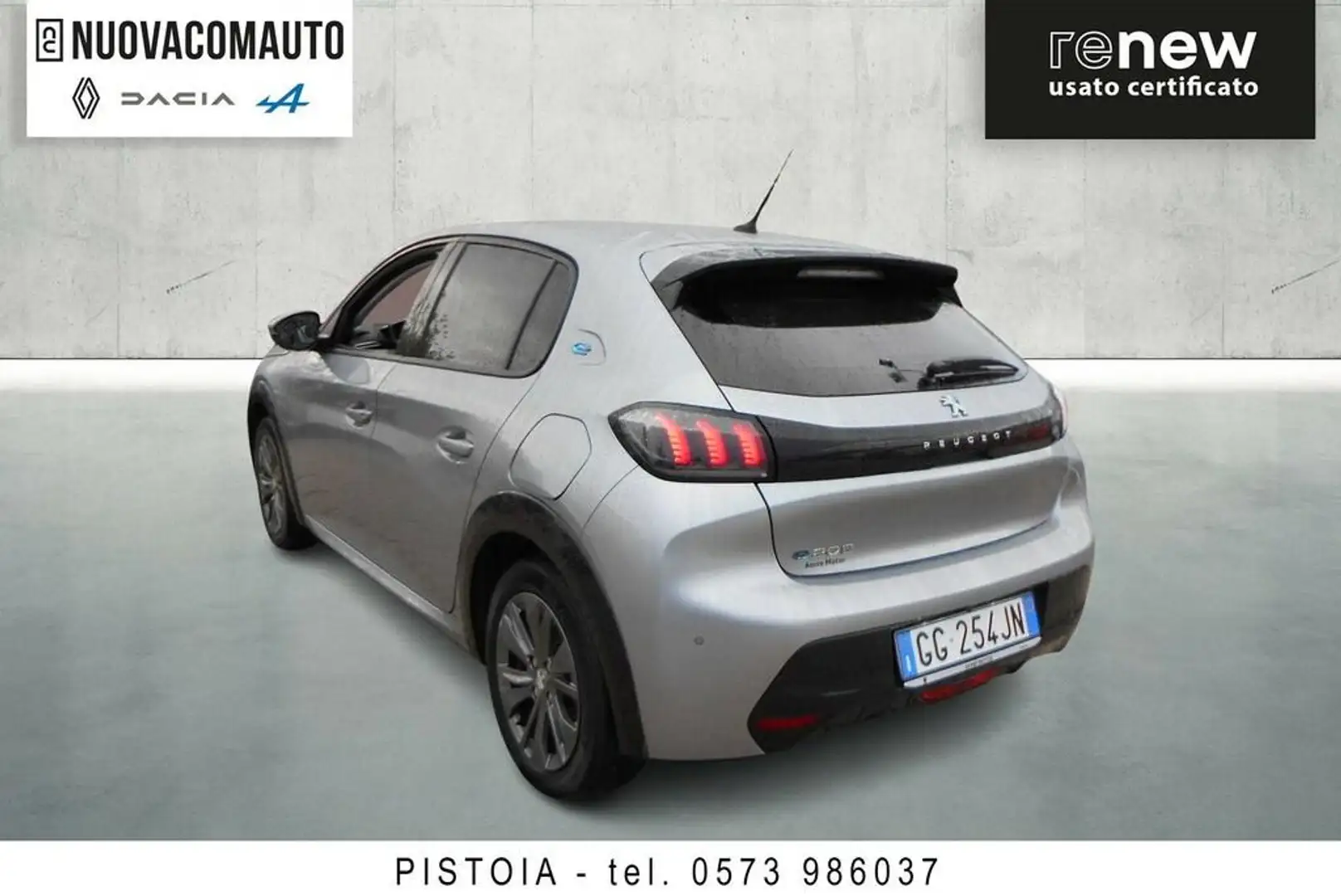 Peugeot e-208 Allure Pack 100kW Grigio - 2