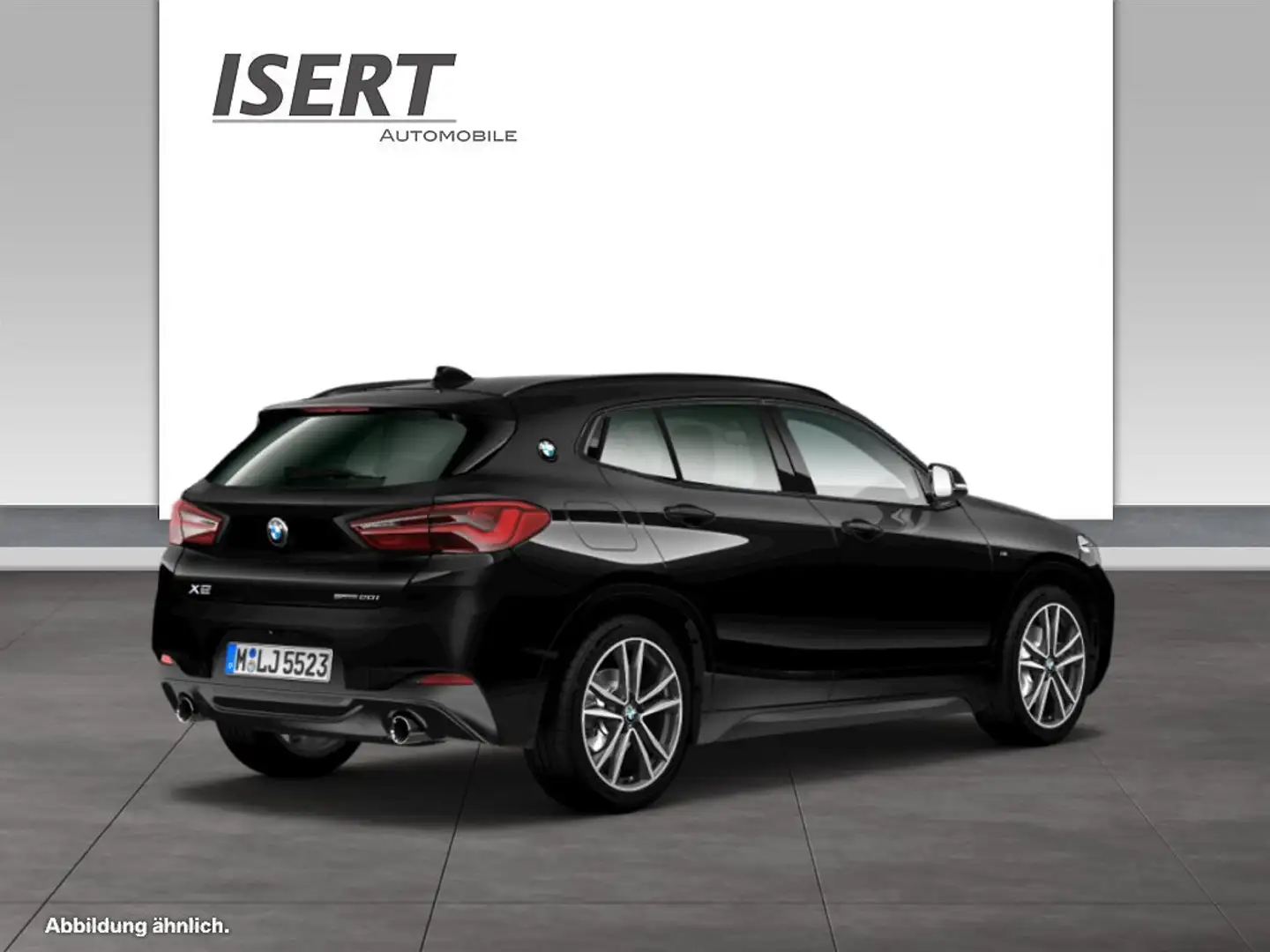 BMW X2 sDrive20i M Sport A. +RFK+DAB+HUD+LED+HIFI Schwarz - 2