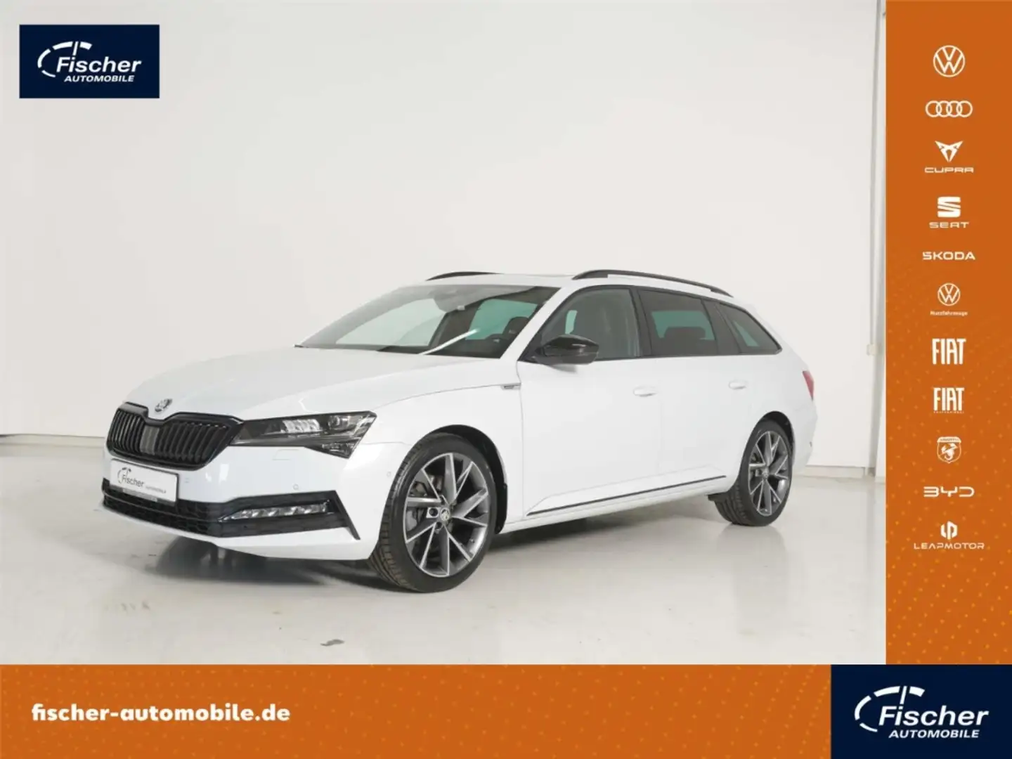 Skoda Superb Combi 2.0 TSI Sportline DSG AHK/P-Dach Biały - 1