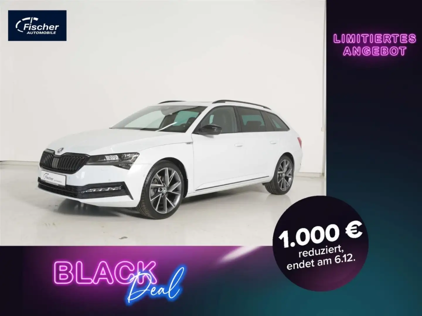 Skoda Superb Combi 2.0 TSI Sportline DSG AHK/P-Dach Bianco - 1