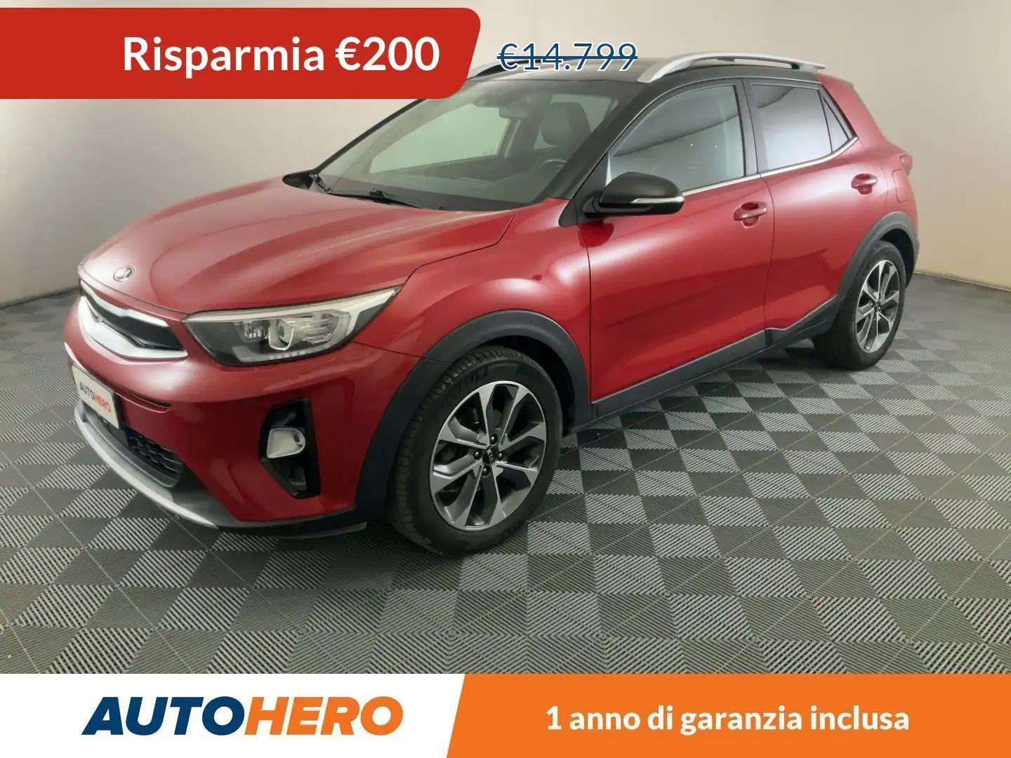 Kia Stonic 1.0 TGDI Energy 120 CV DCT7 Rosso - 1