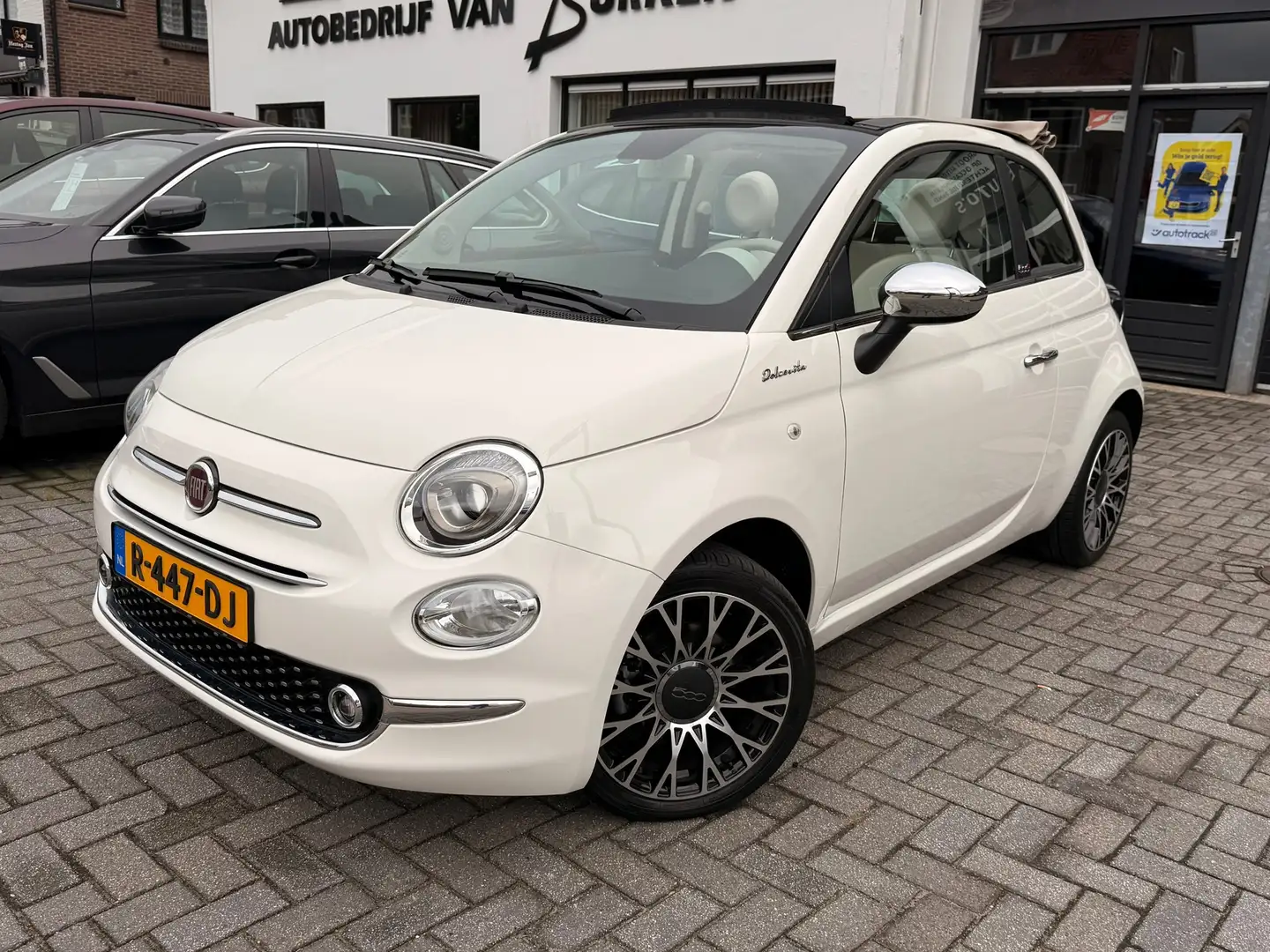Fiat 500C 1.0 Hybrid Dolcevita, Navigtie,Apple Carplay/Andro Wit - 1