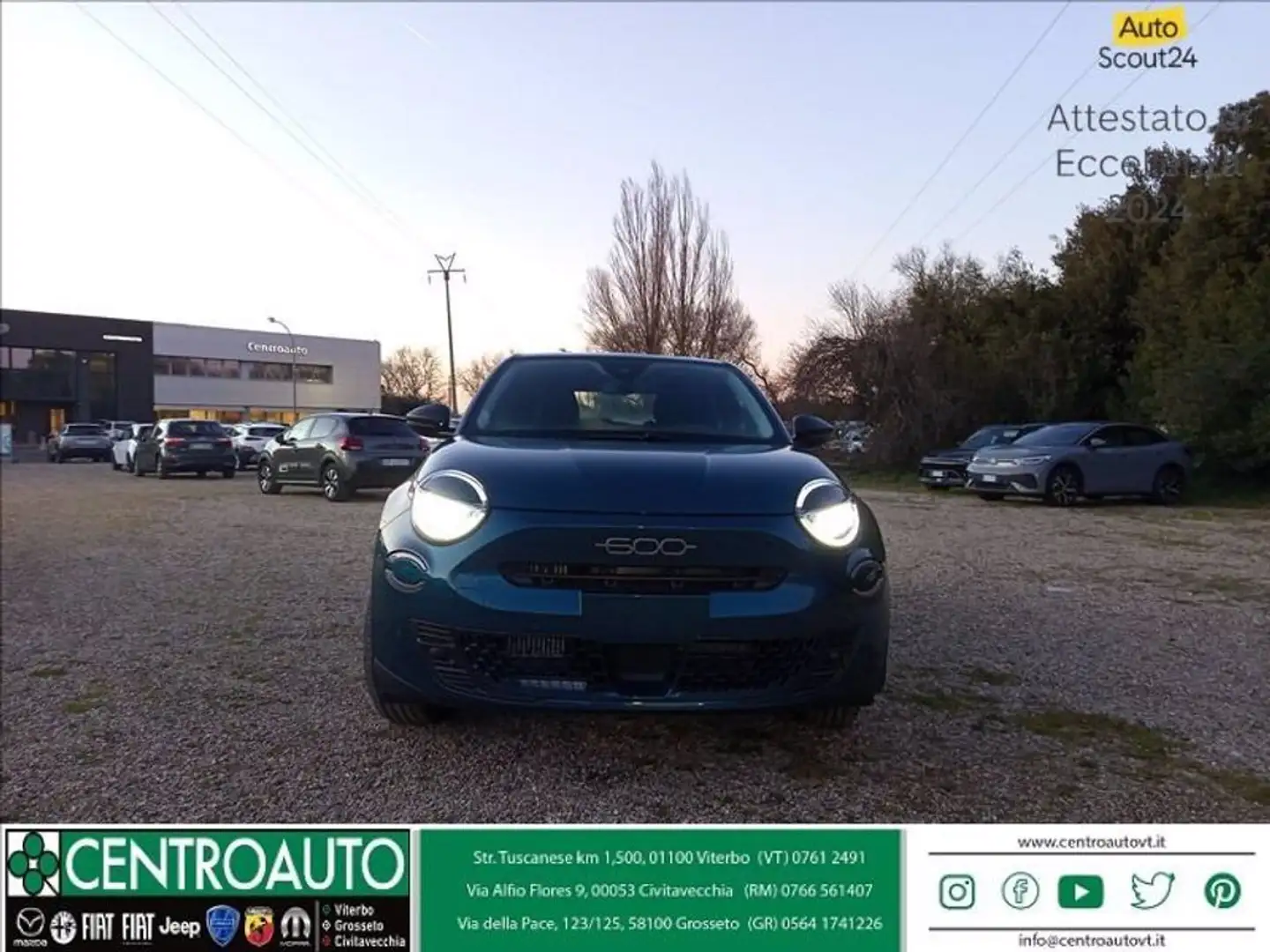 Fiat 600 1.2 hybrid 100cv auto Verde - 2