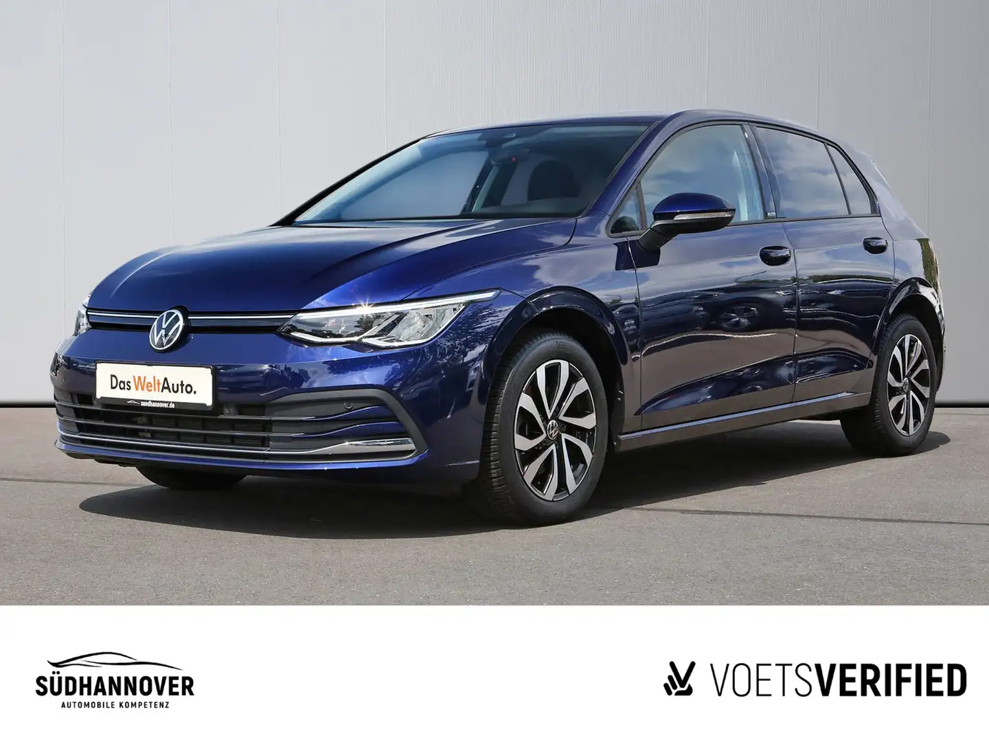 Volkswagen Golf VIII Active 1.5 TSI NAVI+LED+SHZ+PDC+GRA Bleu - 1