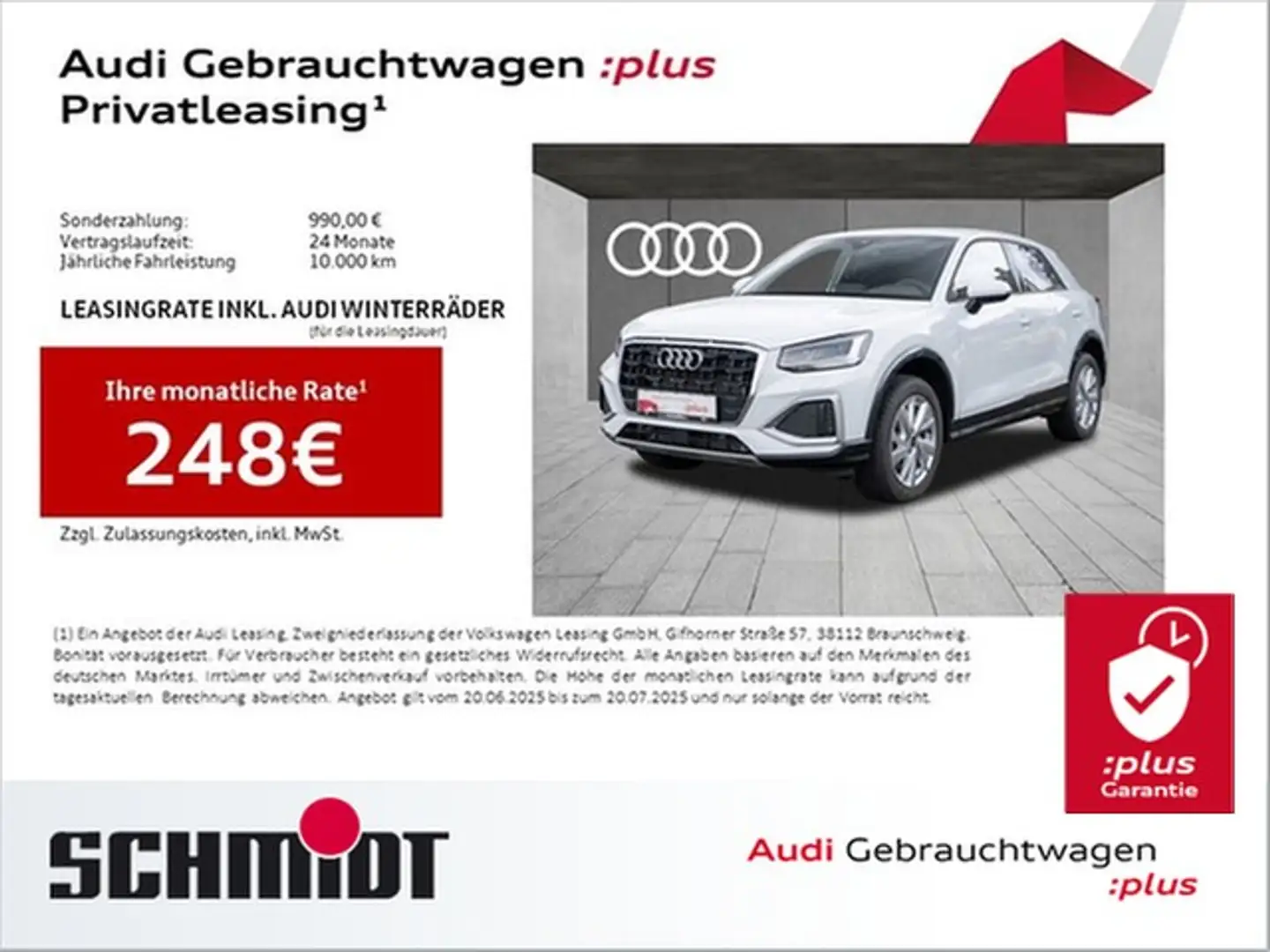 Audi Q2 30 TDI Advanced Navi+ ACC e-Heckkl. Sports. AHK... Weiß - 1