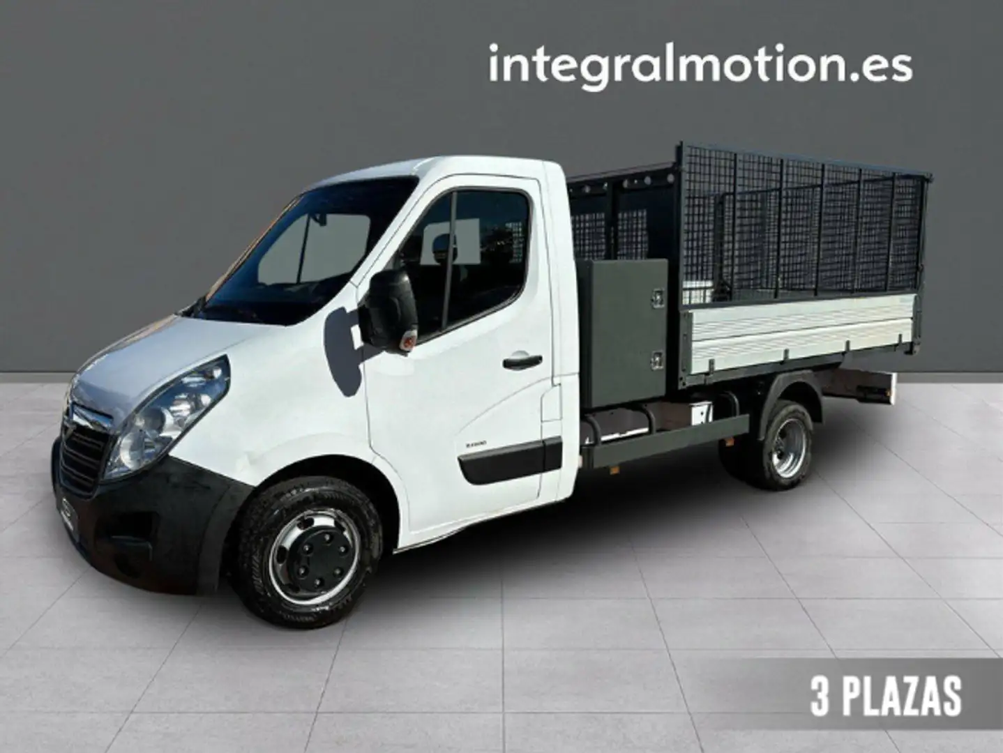 Opel Movano Volquete bas. aluminio 2.3CDTI L3H1 RD 130 Wit - 1
