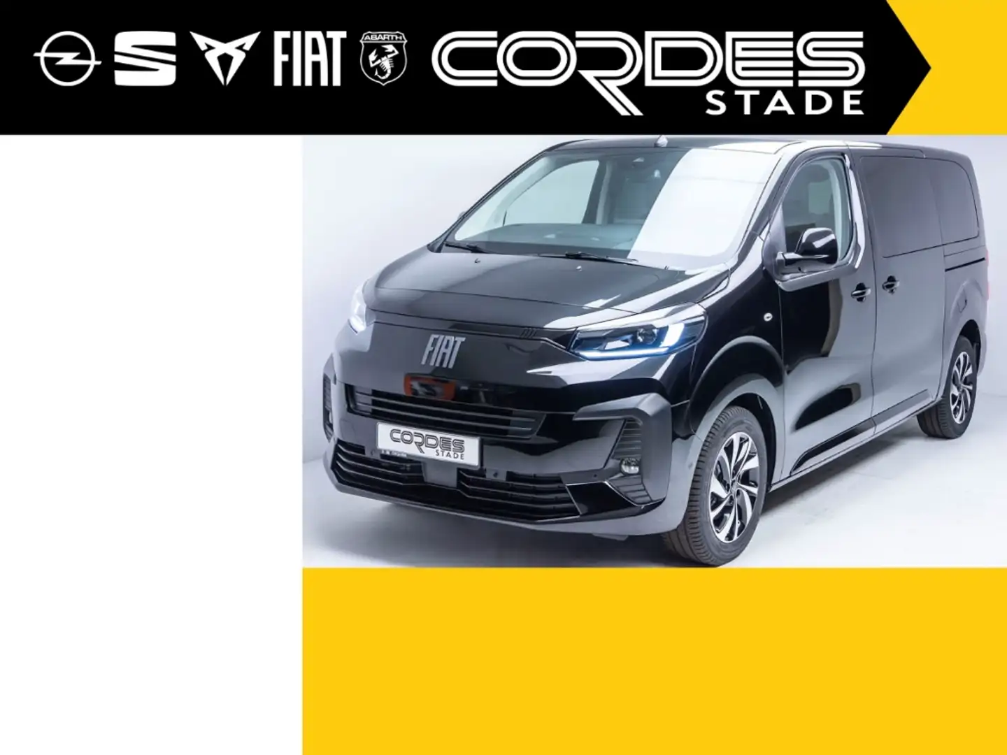 Fiat Ulysse 180 BlueHDi L2 Top AHK Automatik PDC Kamera (NW17) Schwarz - 1
