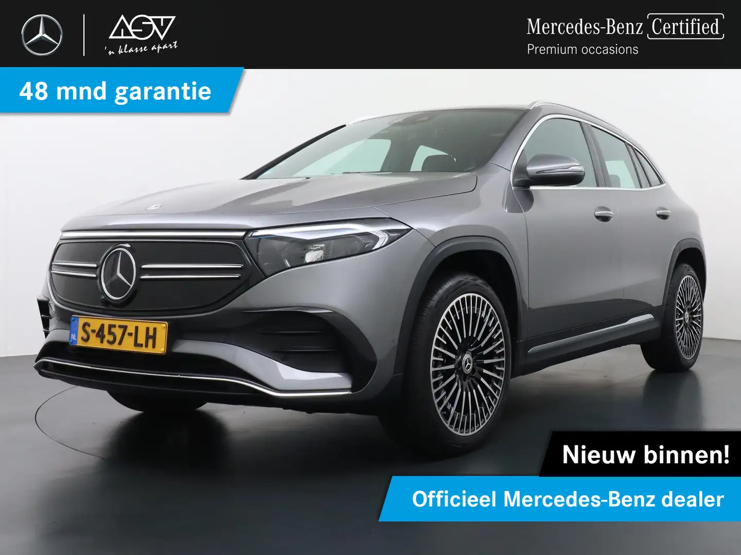 Mercedes-Benz EQA 250 AMG Line 67 kWh Panoramadak, Multispaaks AMG velge Grijs - 1