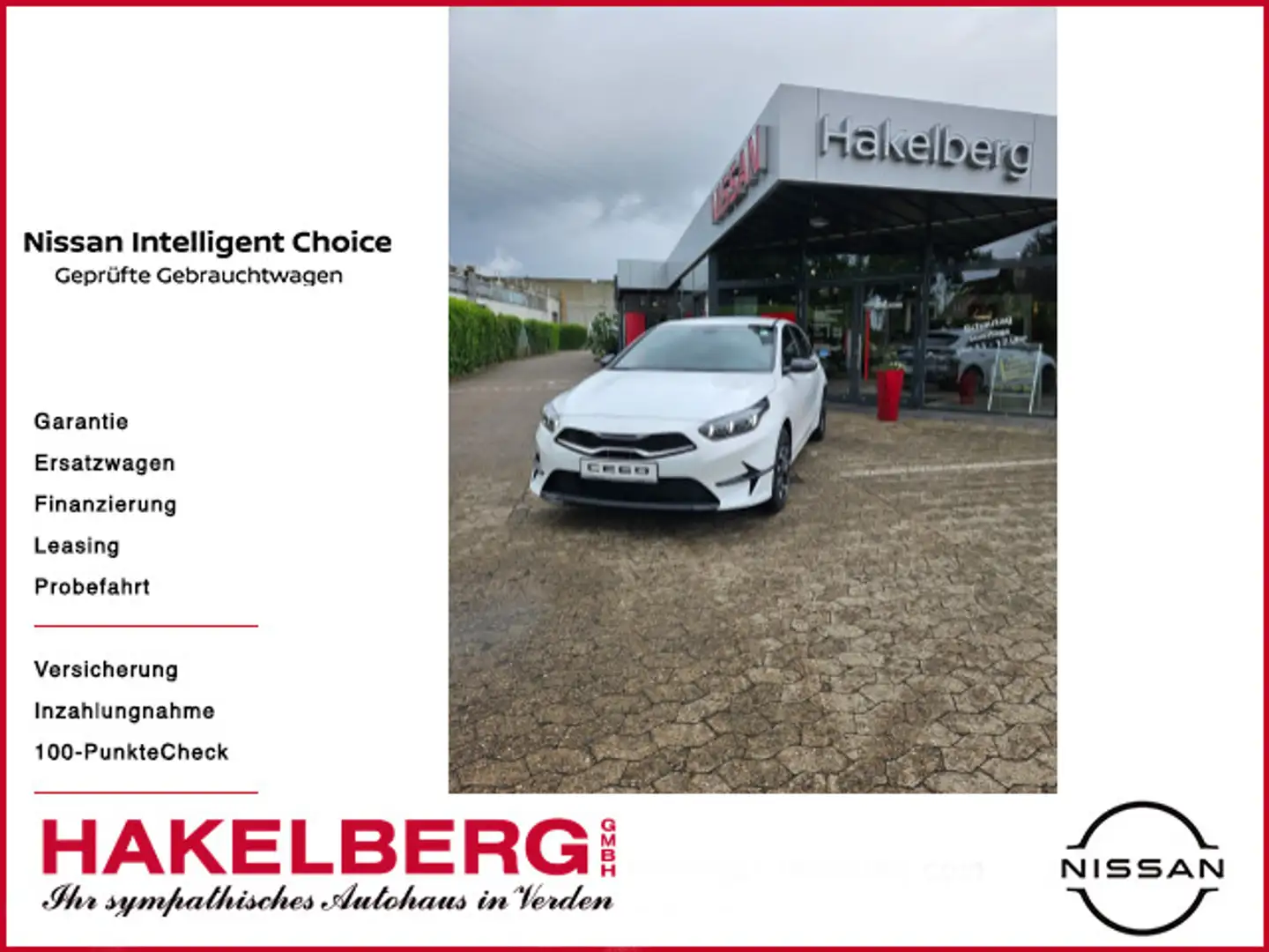Kia Ceed / cee'd Ceed 1,5T-GDi 140 PS Nightline Edition Weiß - 1