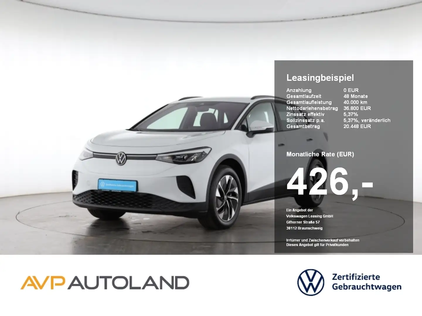 Volkswagen ID.4 Pro | LED | NAVI | ACC | PDC | SITZH. | Blanc - 1