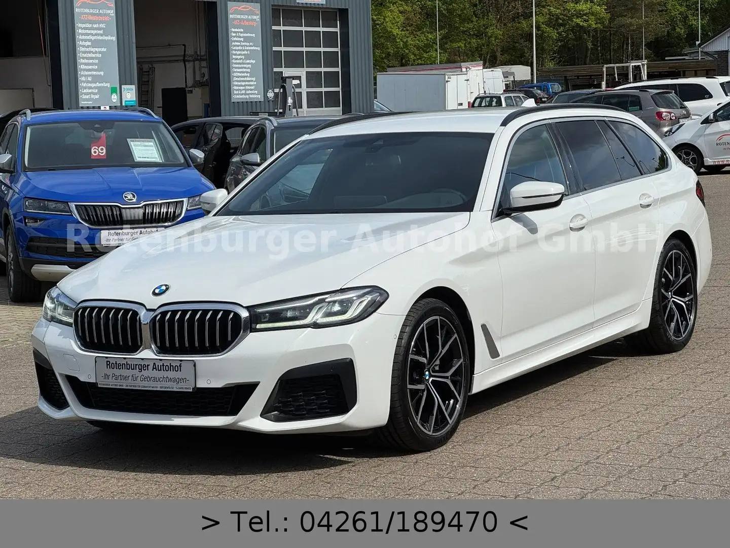 BMW 520 D*XDRIVE*M-SPORT*DISPLAY-KEY*LEDER*KAMERA*1HD Weiß - 2
