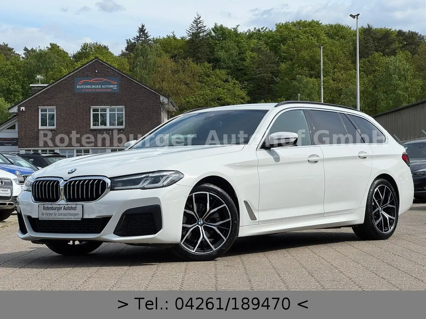 BMW 520 D*XDRIVE*M-SPORT*DISPLAY-KEY*LEDER*KAMERA*1HD Weiß - 1