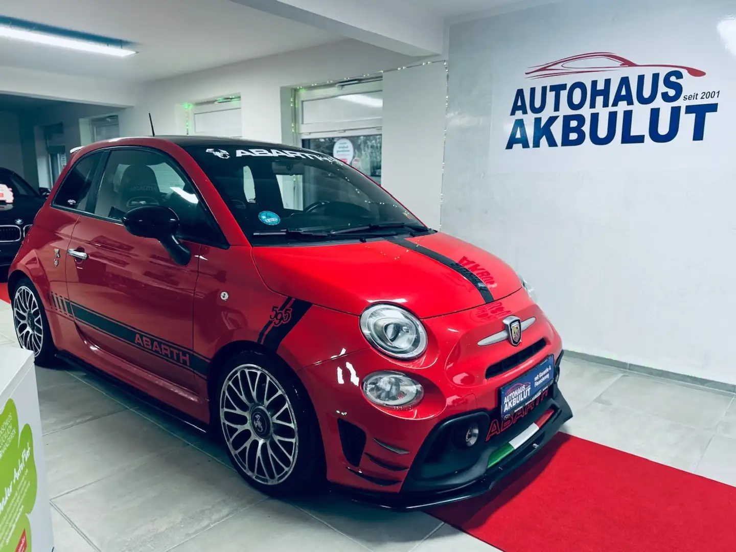Abarth 500 595 Turismo*Akrapovic+Finanzierung+Inspektion* Roşu - 1