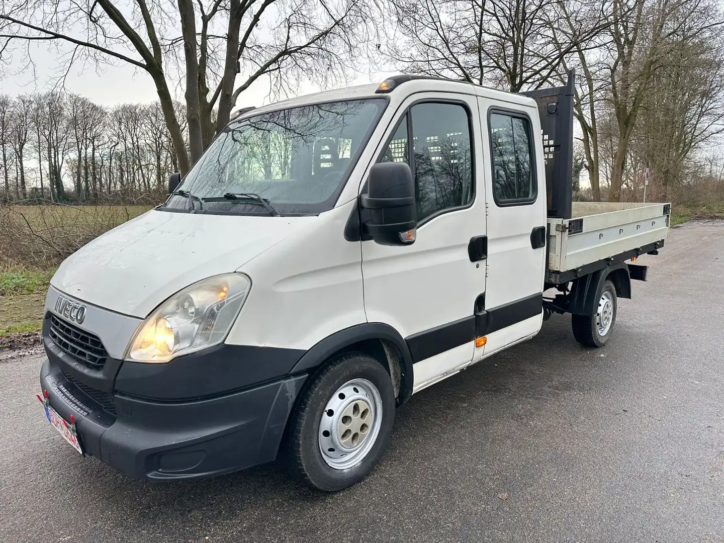 Iveco Daily*35S14*Maxi-Pritsche*Doka*7-Sitzer*1-Hand* Blanco - 1