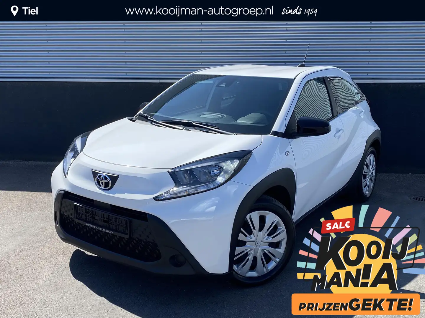 Toyota Aygo X 1.0 VVT-i S-CVT Play Automaat, AppleCarPlay/Androi Wit - 1
