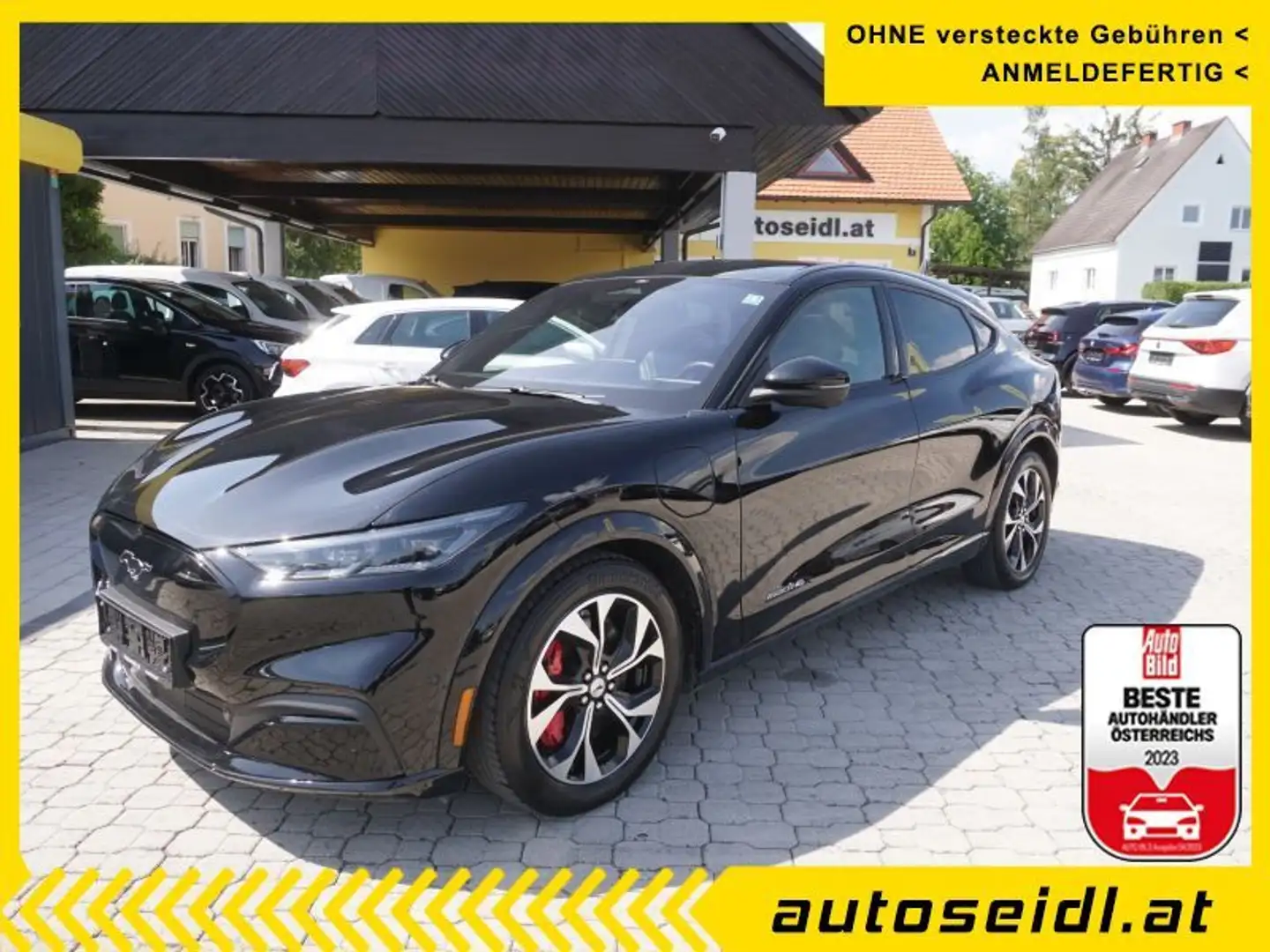 Ford Mustang Mach-E AWD Extended Range 99KW/h *2022er+TOP-PREIS* Negro - 1