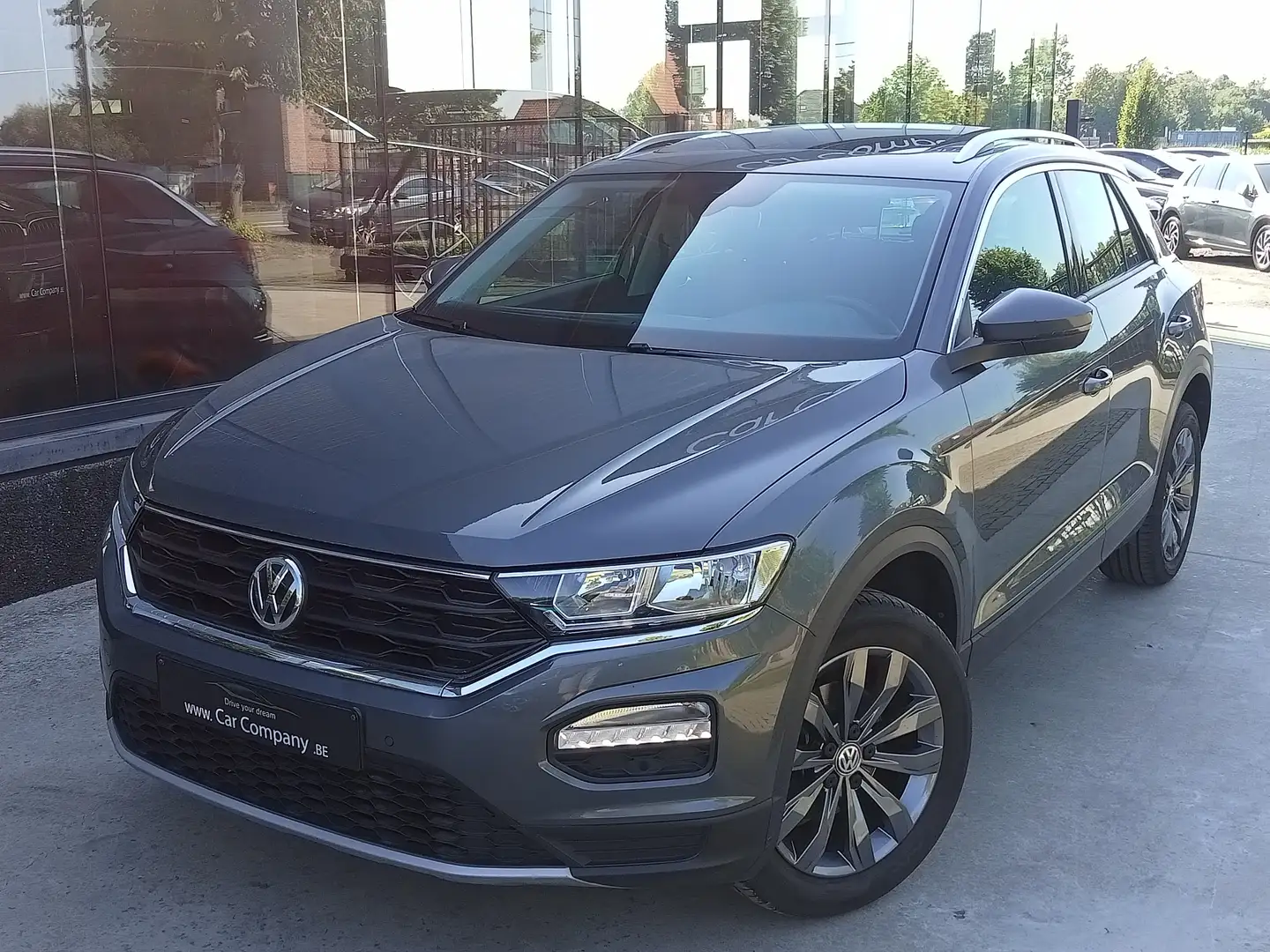 Volkswagen T-Roc 1.0 TSI STYLE*GPS*ACC*APPCON*VKBH*PANODAK*18"VELG Gris - 2