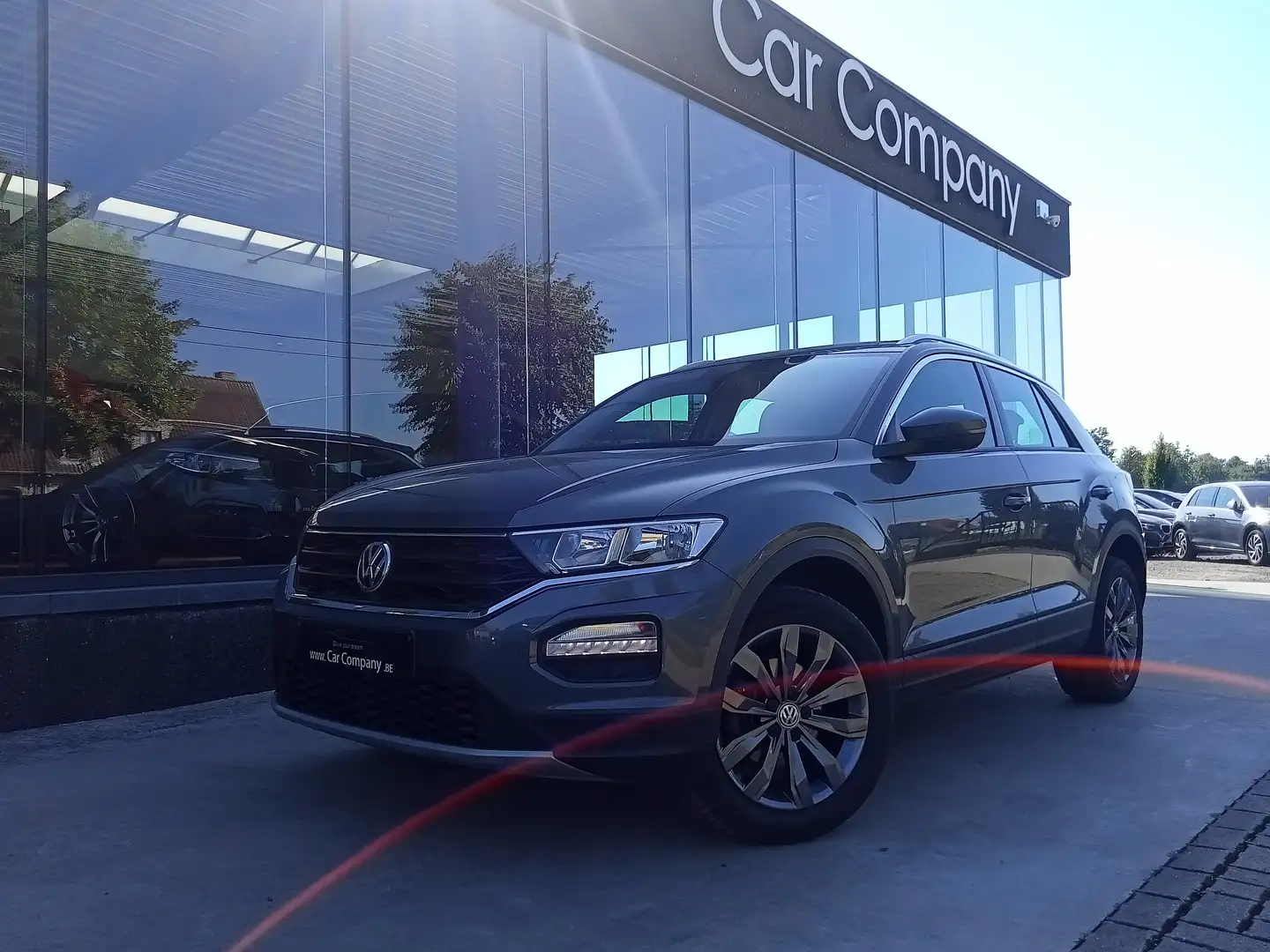 Volkswagen T-Roc 1.0 TSI STYLE*GPS*ACC*APPCON*VKBH*PANODAK*18"VELG Gris - 1