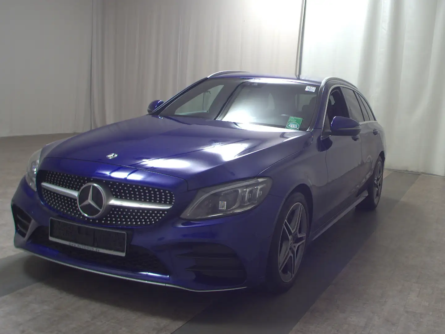 Mercedes-Benz C 220 T d AMG-Line Leder Navi Multibeam RFK Bleu - 2