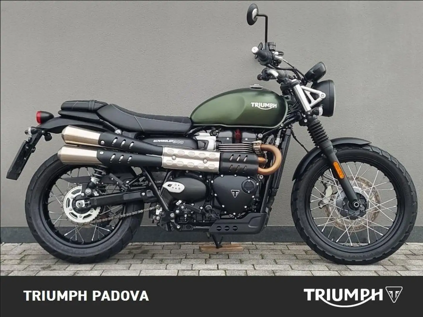 Triumph Scrambler 900 Matt Khaki Verde - 1