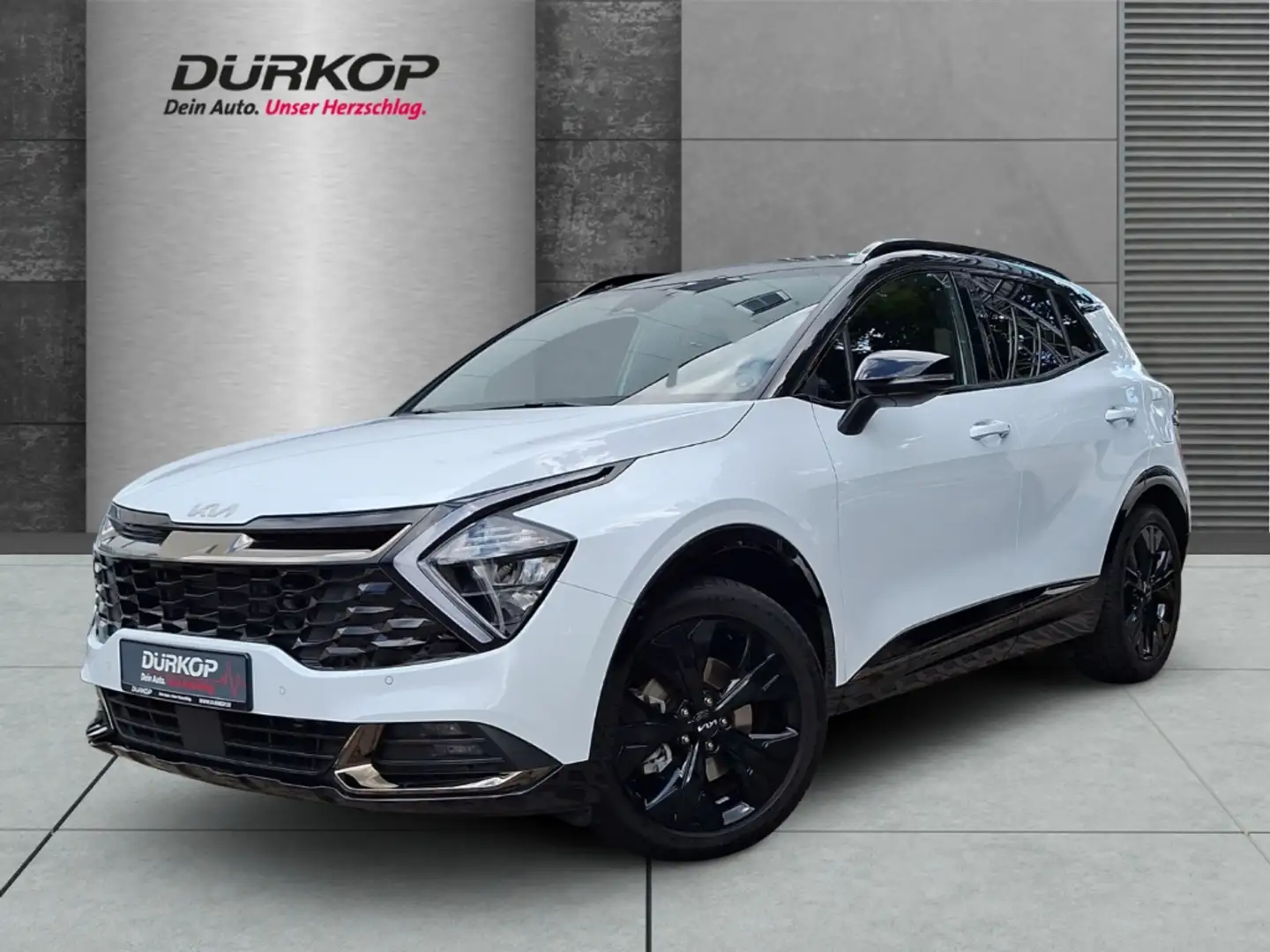 Kia Sportage Nightline Allrad Leder Allwetter Panoramadach Navi Blanc - 1