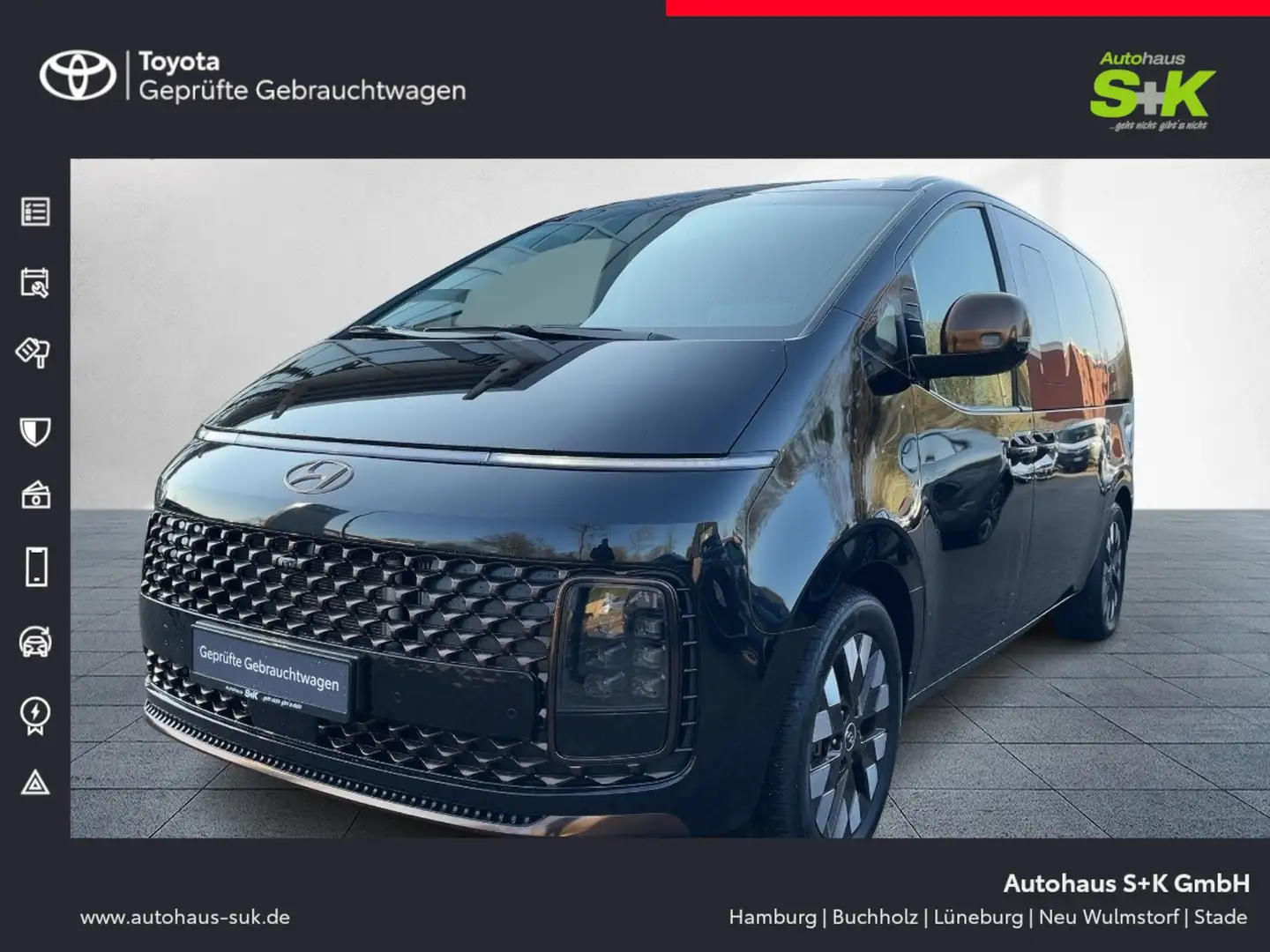 Hyundai STARIA Signature 360°Kamera+TEMPOMAT+SHZ+KLIMA+ Negru - 1
