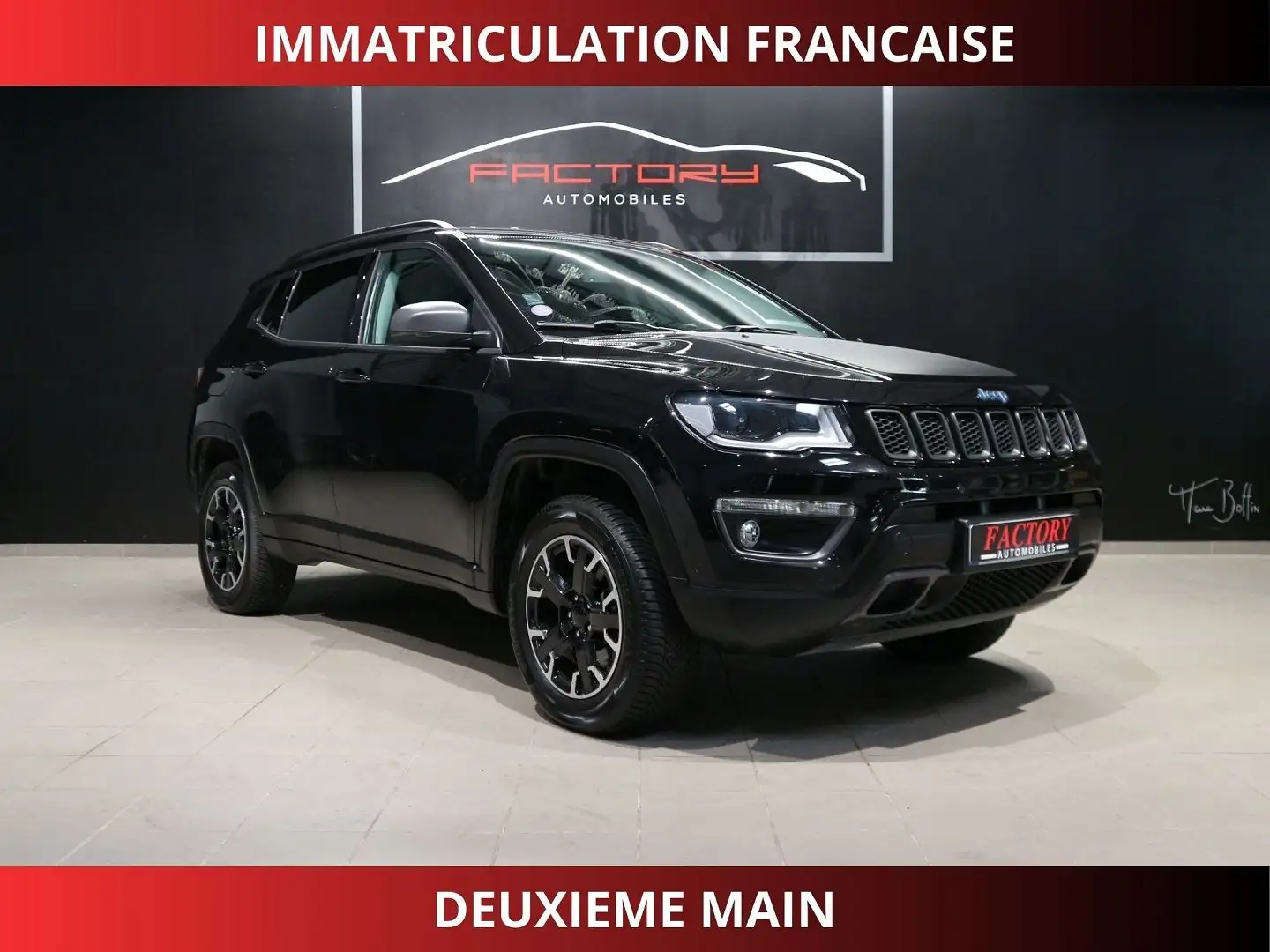 Jeep Compass 1.3 GSE T4 240CH TRAILHAWK 4XE PHEV AT6 Noir - 1