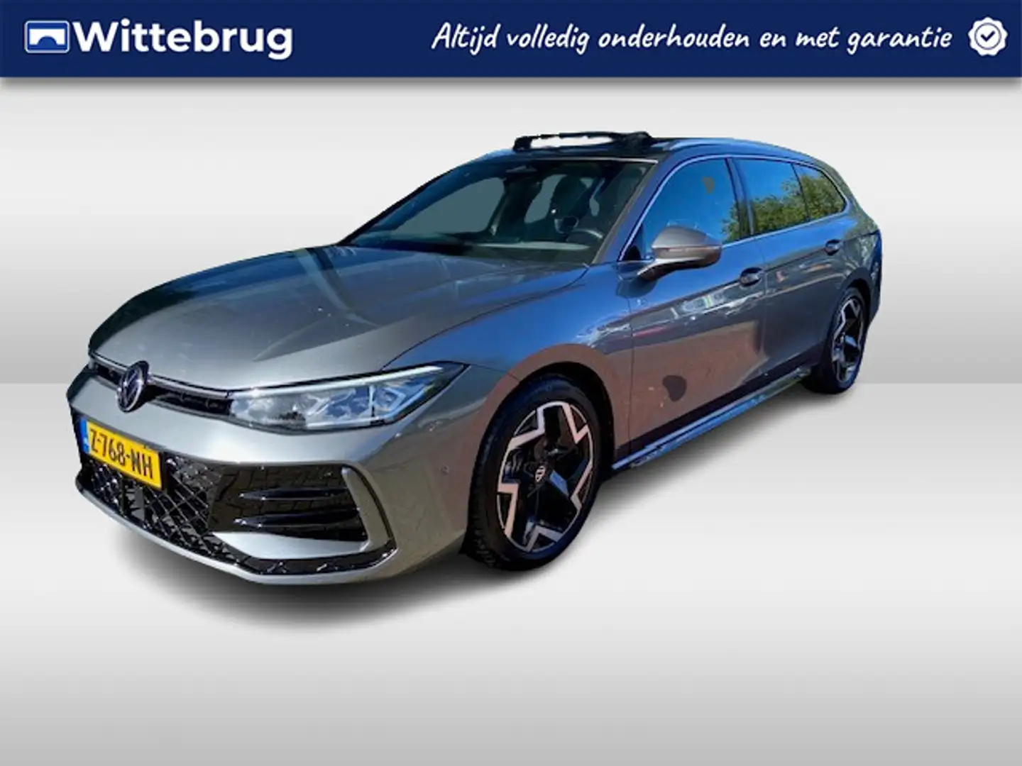 Volkswagen Passat Variant 1.5 eTSI R-Line Business DSG/ Metallic/ Led/ Panor Grijs - 1