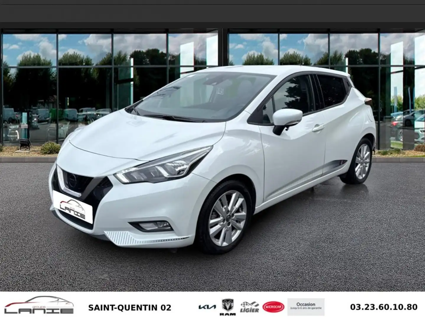 Nissan Micra 2020 IG-T 100 Made in France Blanc - 1
