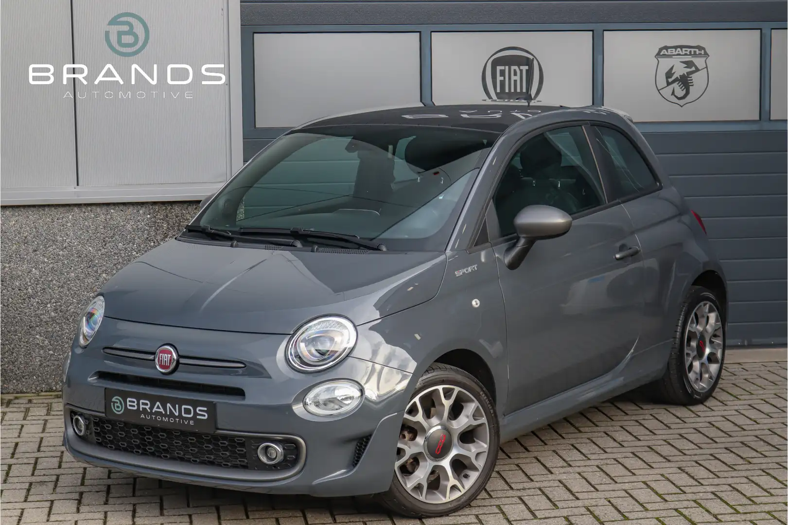 Fiat 500 1.0 Hybrid Sport Vol opties Uniek Garantie Grau - 1