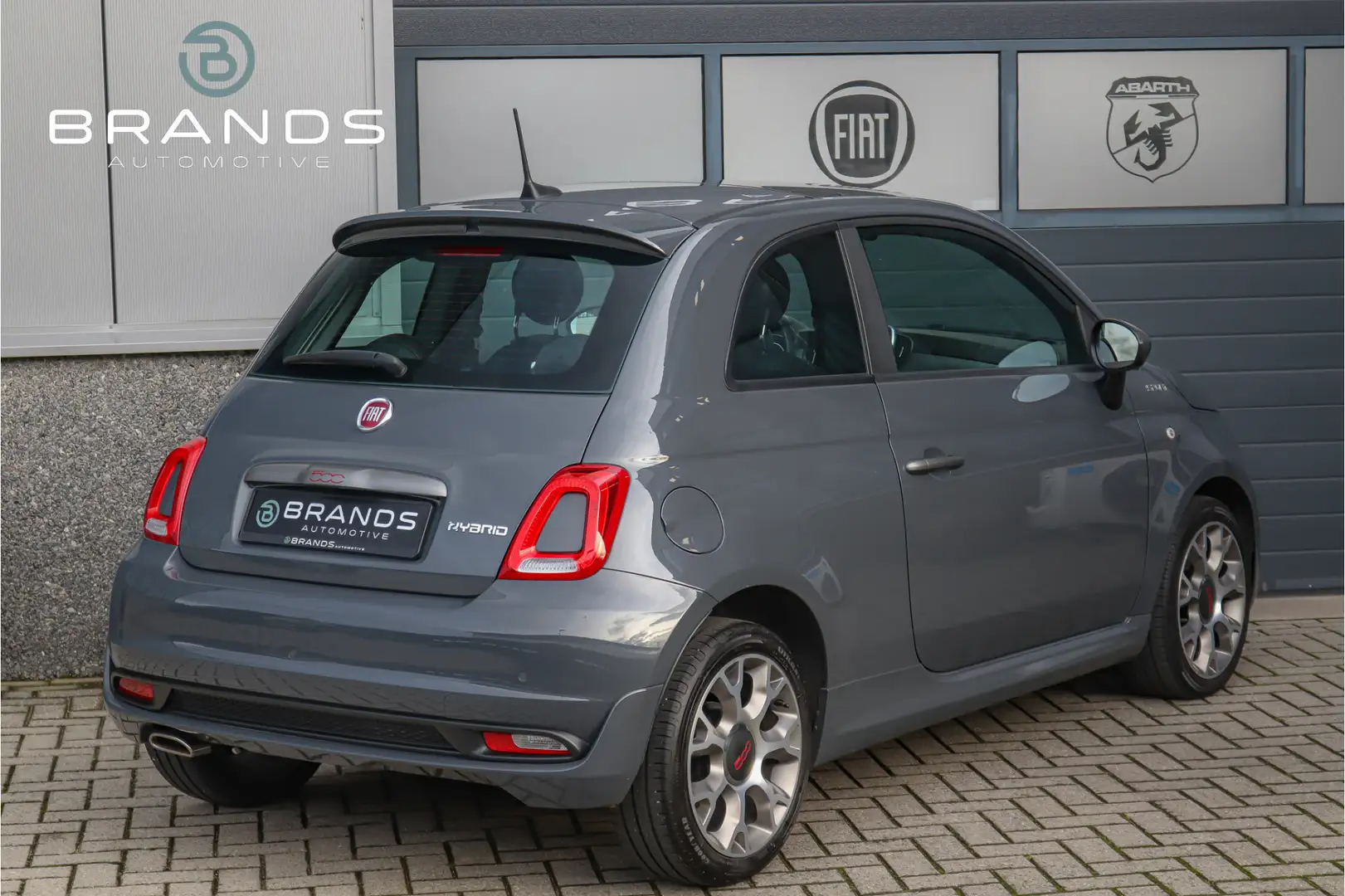 Fiat 500 1.0 Hybrid Sport Vol opties Uniek Garantie Grau - 2