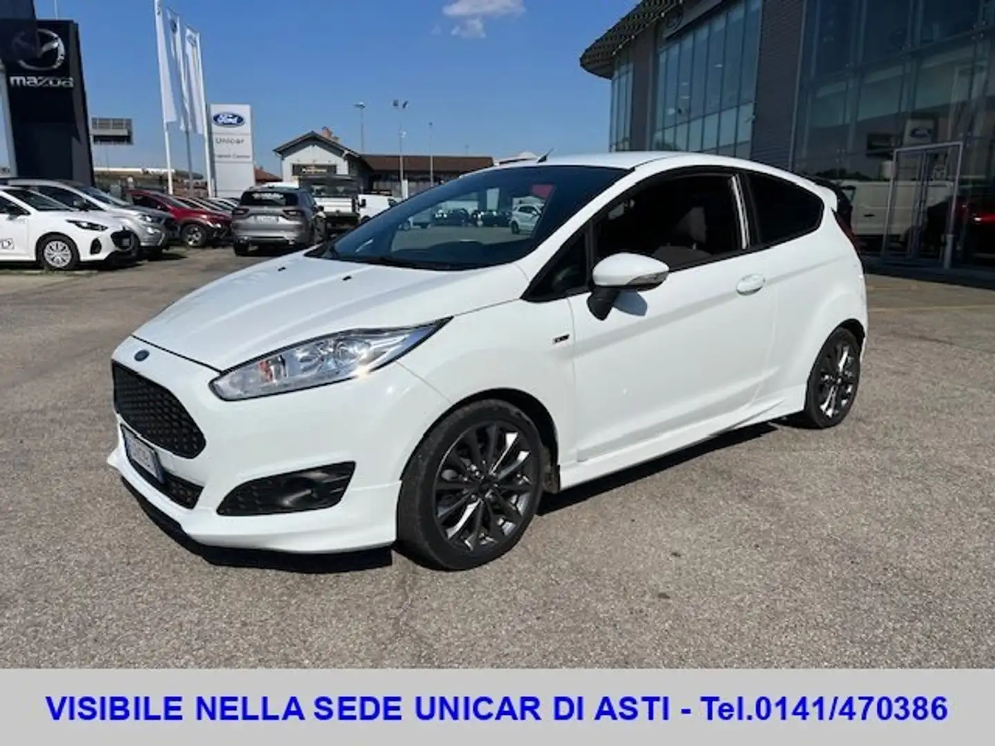 Ford Fiesta 3p 1.5 tdci ST-line 95cv Bianco - 1