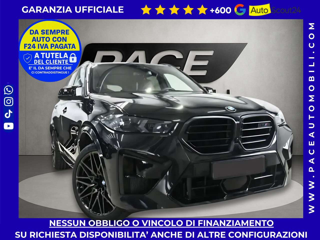 BMW X5 M 4.4 V8 M DRIVER MASSAGGIO CARBONIO KAMERA 360 ACC