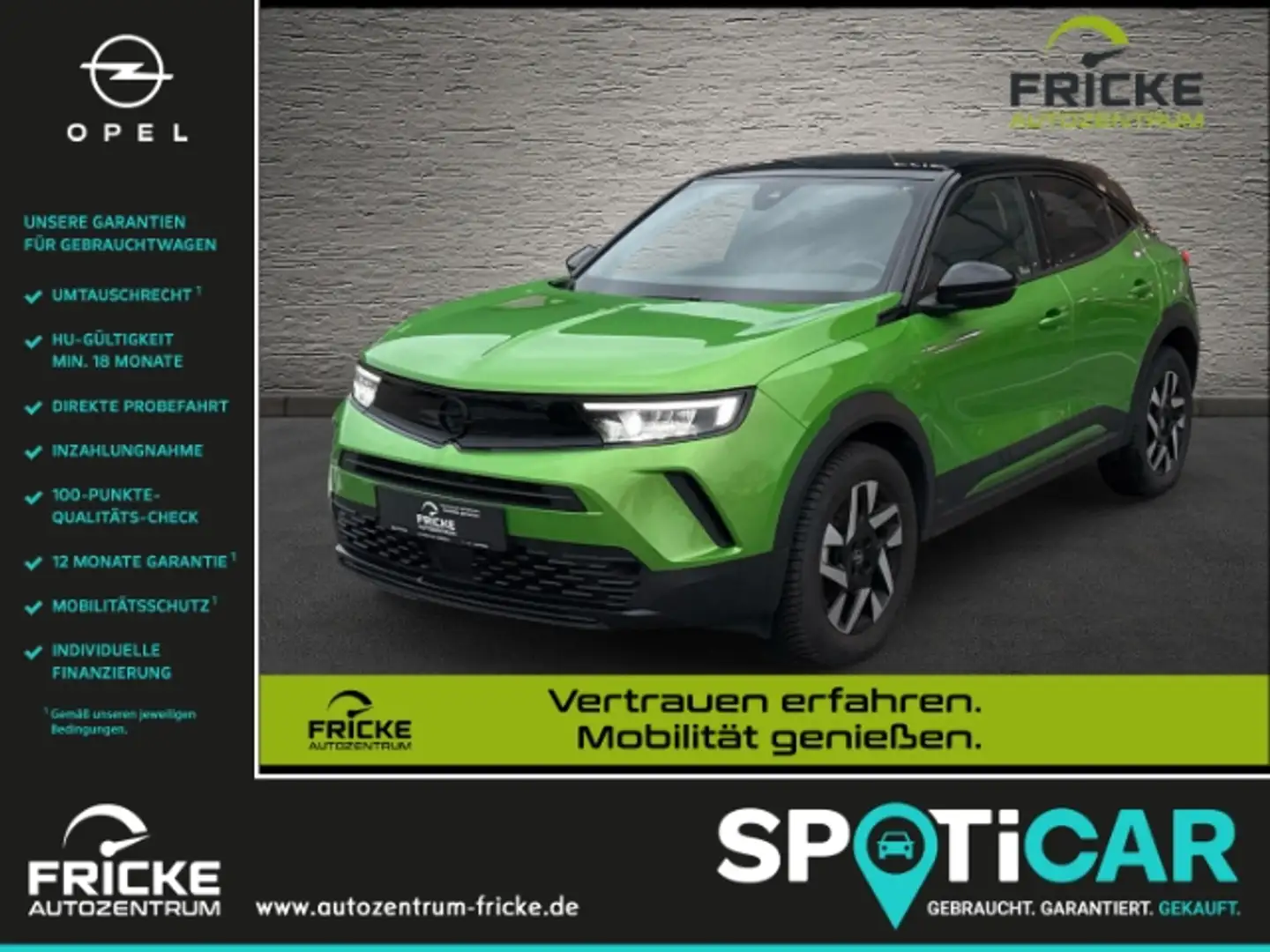 Opel Mokka GS Navi-Pro+LED+Klimaaut+Allwetter Grün - 1