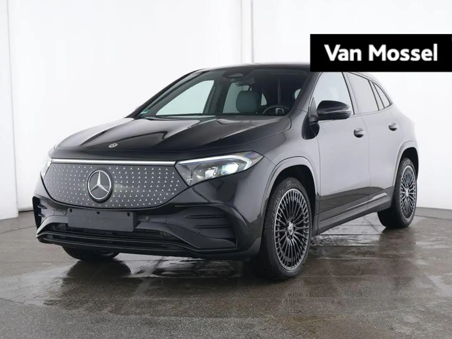 Mercedes-Benz EQA 250 AMG Line + LEDER + 20 INCH + CARPLAY + NIGHTPAKKET Noir - 1