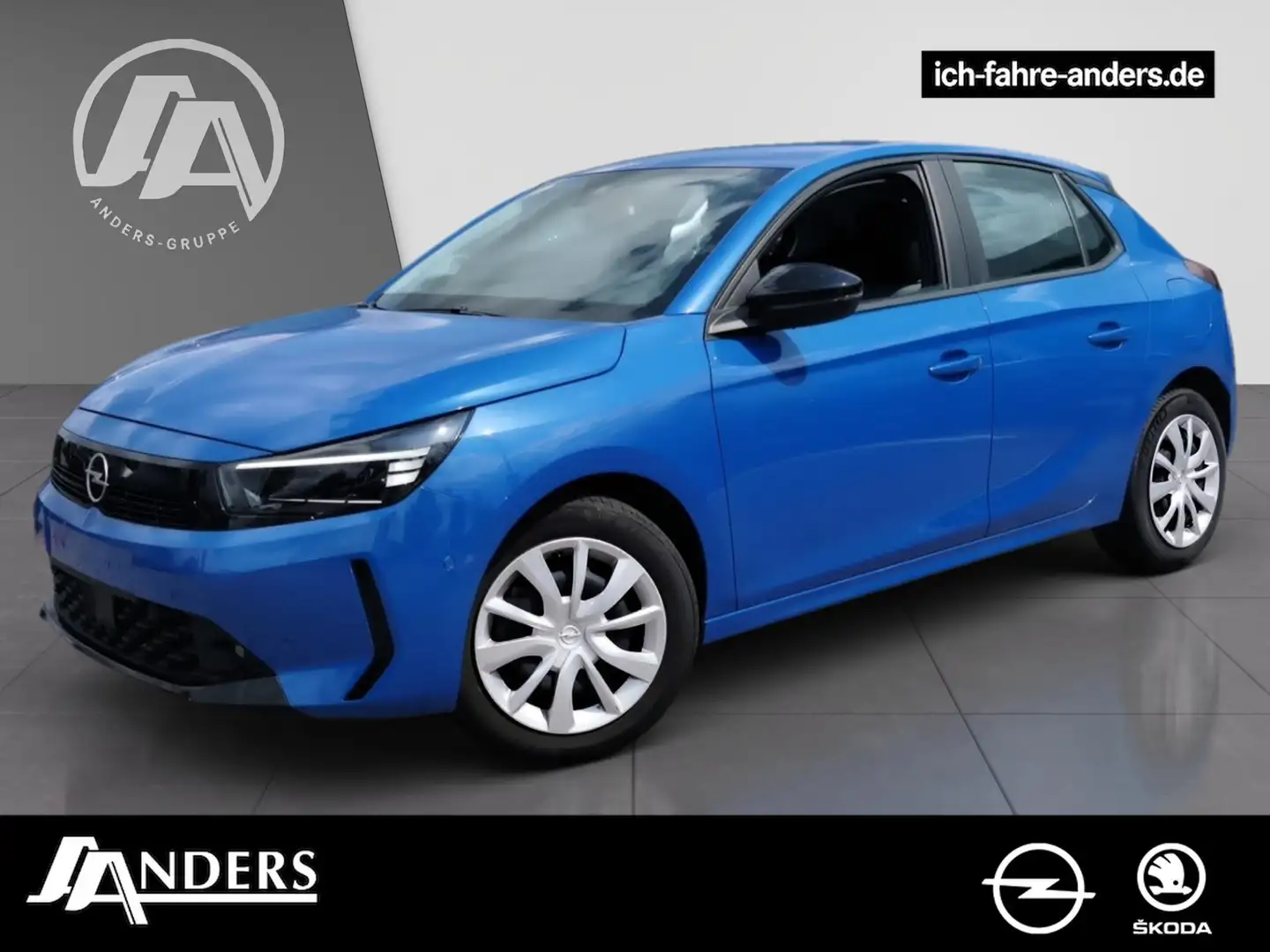 Opel Corsa 1.2 T LED+SHZ+Kamera+Apple/Android+VIRTUAL Blau - 1