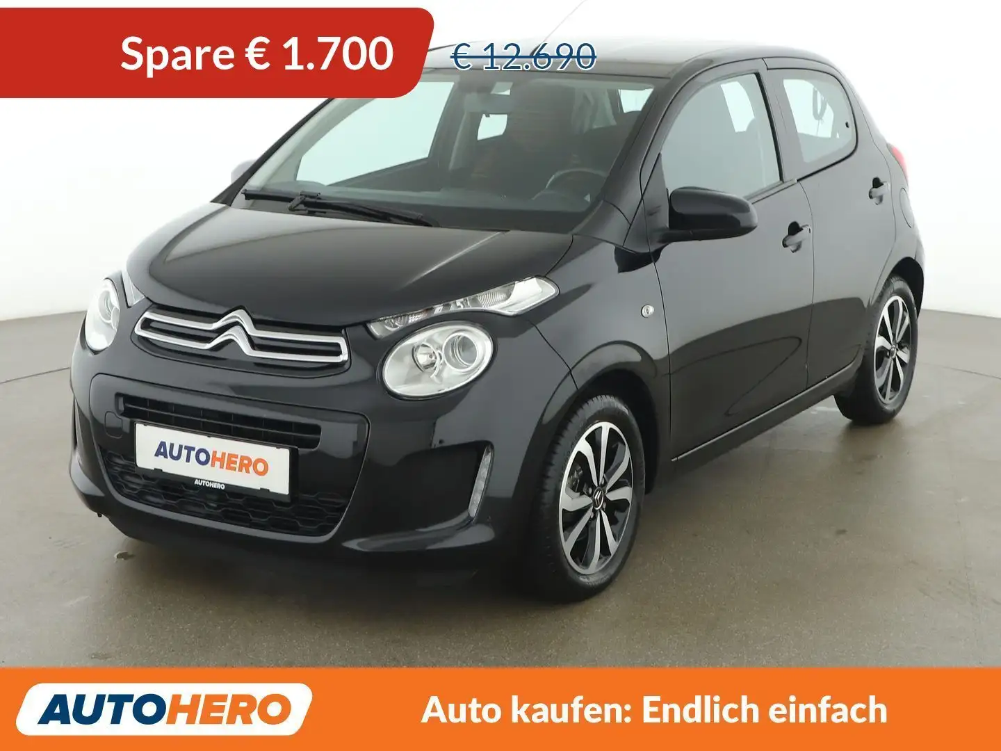 Citroen C1 1.0 VTi Shine Schwarz - 1