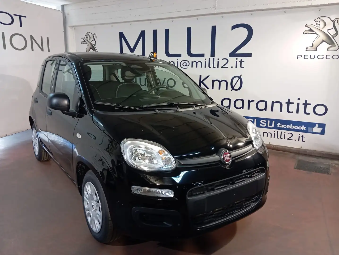 Fiat New Panda 1.0 70CV FIREFLY HYBRID KM ZERO!!! Nero - 1