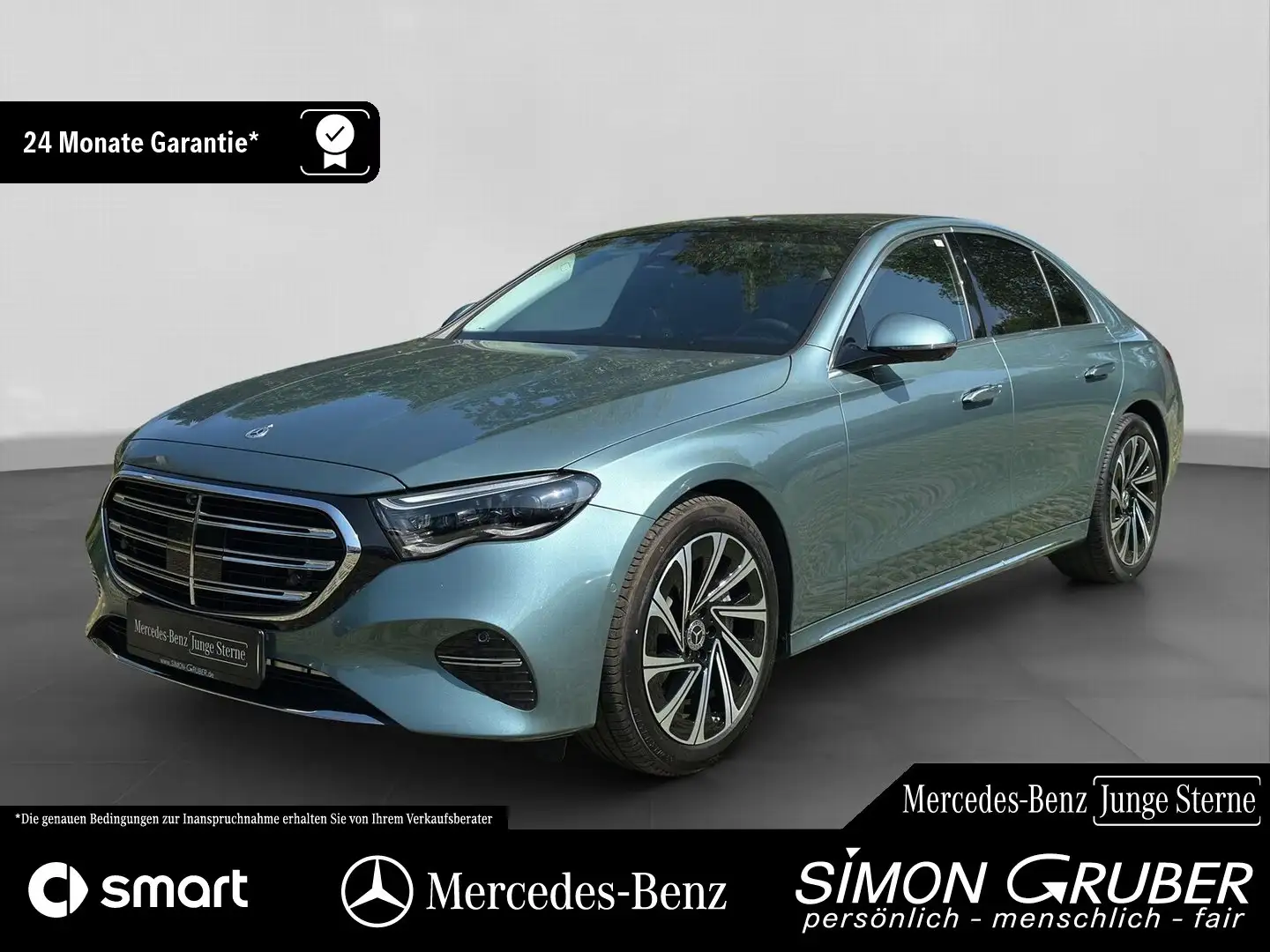 Mercedes-Benz E 200 Exclusive Premium+ Pano Superscreen Leder Silber - 1