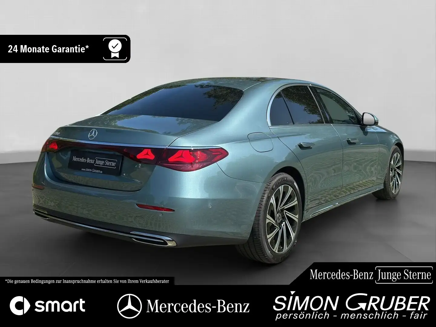 Mercedes-Benz E 200 Exclusive Premium+ Pano Superscreen Leder Silber - 2