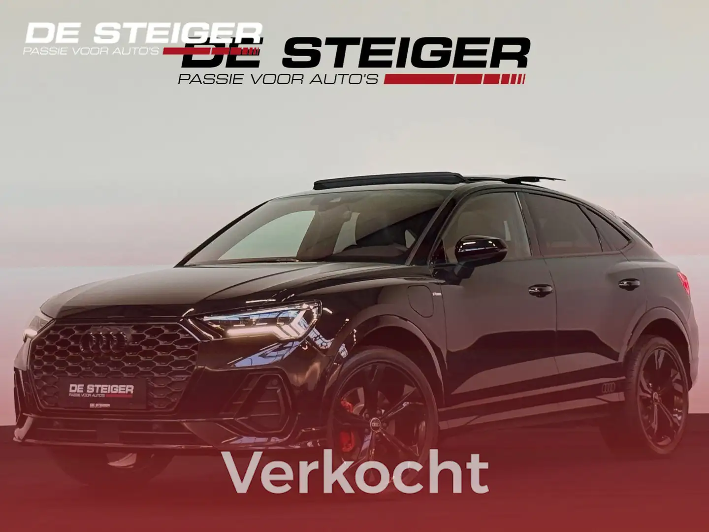 Audi Q3 Sportback 45 TFSI e 3 x S-line Pano Elektr. Stoel Noir - 1