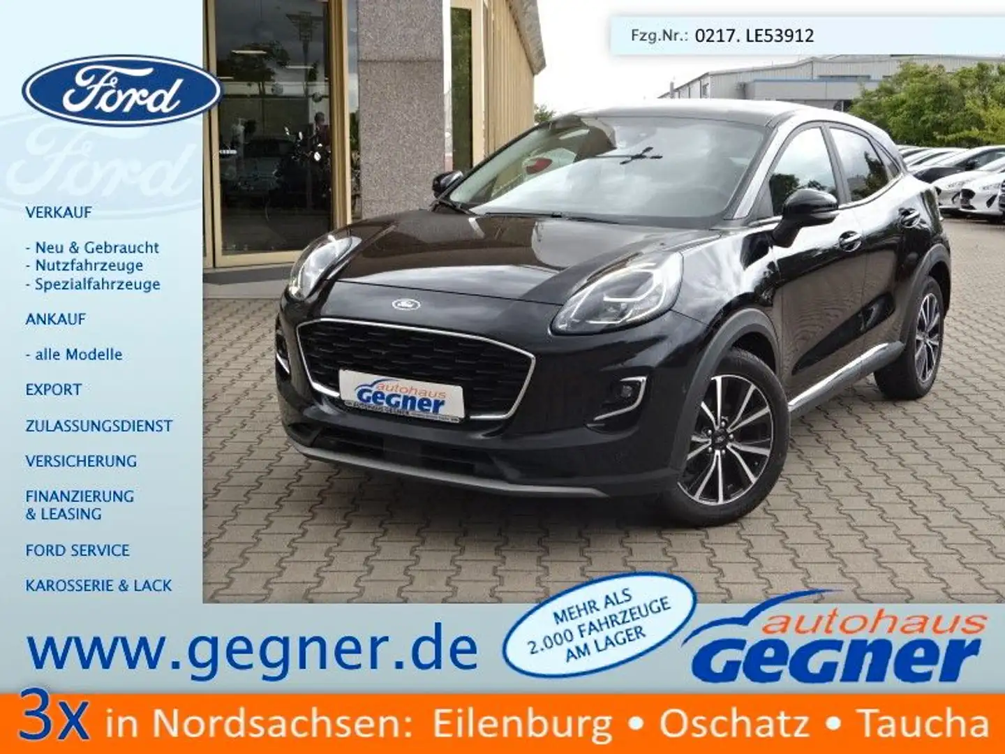 Ford Puma 125PS Autm. Titanium iACC ParkAssistent Schwarz - 1