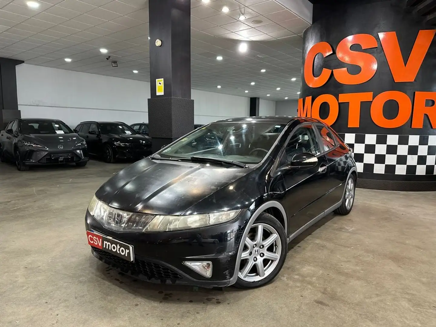 Honda Civic 2.2 i-CTDi Comfort Zwart - 2