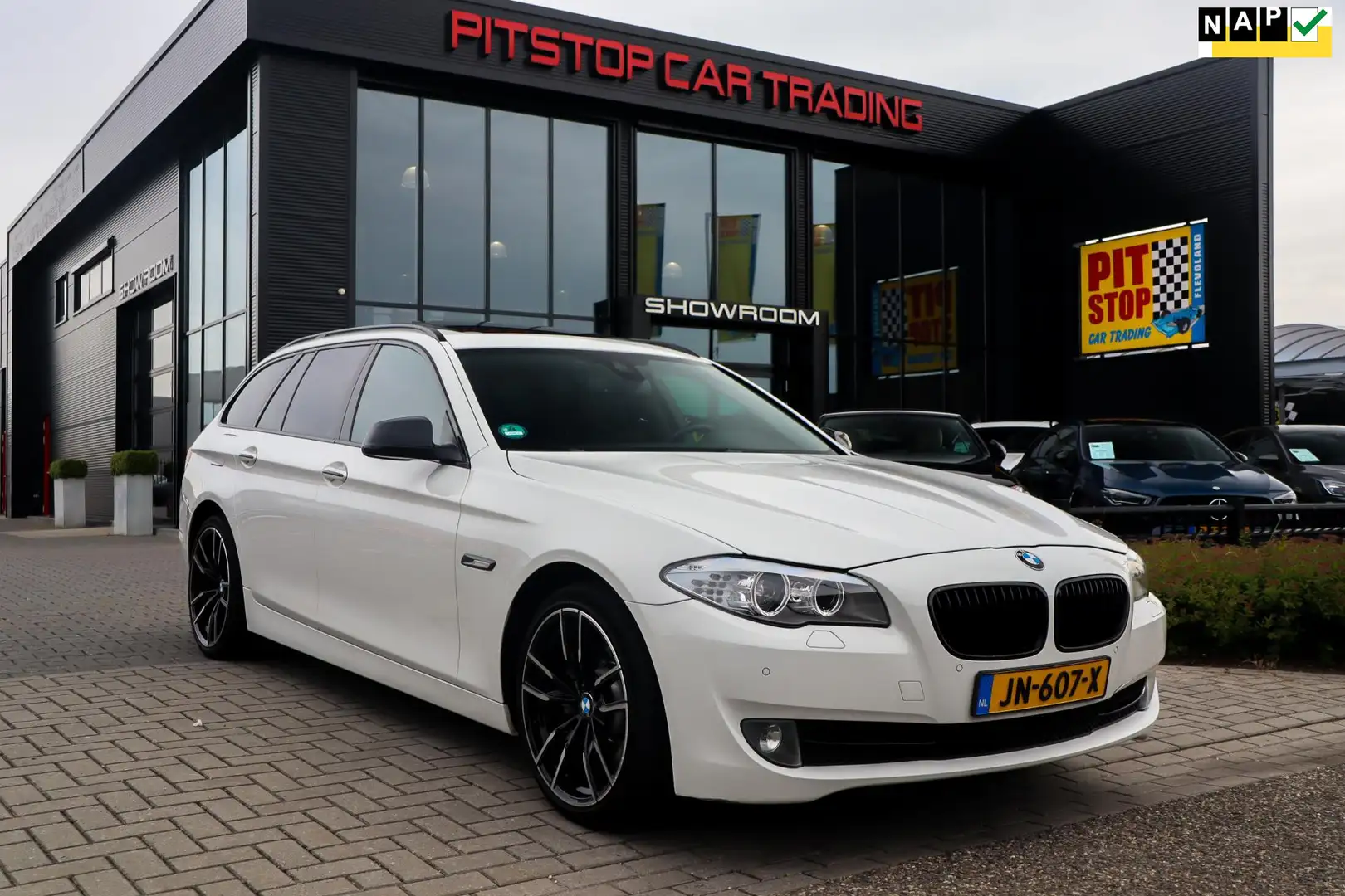 BMW 520 5-serie Touring 520d High Executive, 184 PK, Cruis Alb - 1