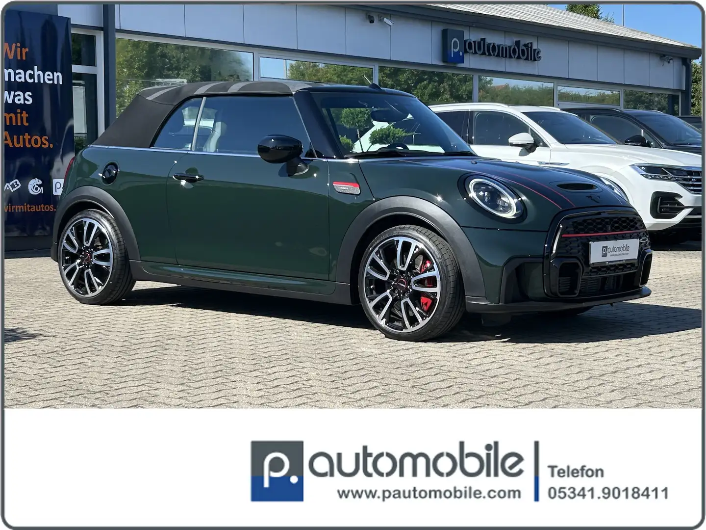 MINI John Cooper Works Cabrio 2.0 Steptronic*GRA* Groen - 1