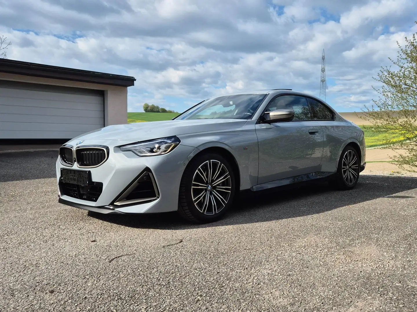 BMW 240 G42 M240i Coupé xDrive Aut. - transp. Vollfolierung* Grau - 1